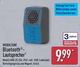 Aldi Nord WORKZONE Bluetooth®-Lautsprecher Angebot
