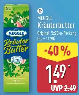Aldi Nord MEGGLE Kräuterbutter Angebot