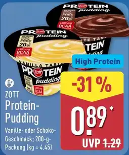 Aldi Nord ZOTT Protein-Pudding Angebot