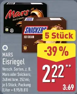 Aldi Nord MARS Eisriegel Angebot