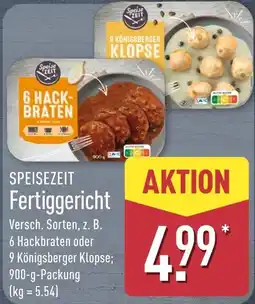 Aldi Nord Speisezeit Fertiggericht Angebot