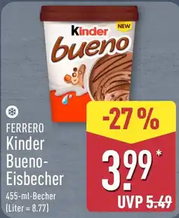 Aldi Nord FERRERO Kinder Bueno-Eisbecher Angebot