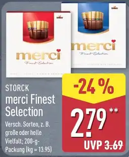 Aldi Nord STORCK merci Finest Selection Angebot