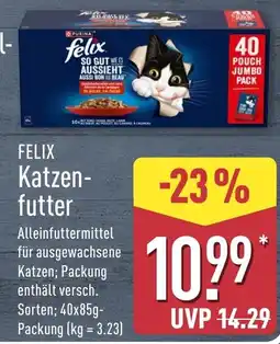 Aldi Nord FELIX Katzenfutter Angebot