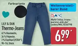 Aldi Nord LILY & DAN Thermo-Jeans Angebot