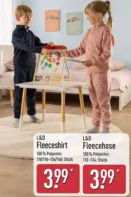 Aldi Nord L&D Fleecehose Angebot