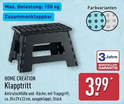 Aldi Nord HOME CREATION Klapptritt Angebot