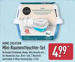 Aldi Nord HOME CREATION Mini-Raumentfeuchter-Set Angebot
