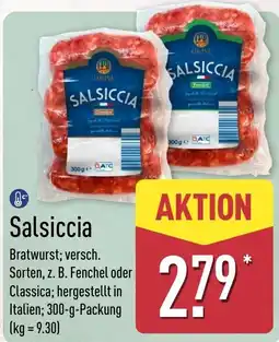 Aldi Nord Salsiccia Angebot