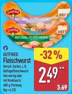 Aldi Nord Gutfried Fleischwurst Angebot