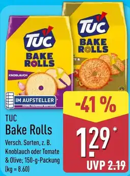 Aldi Nord TUC Bake Rolls Angebot