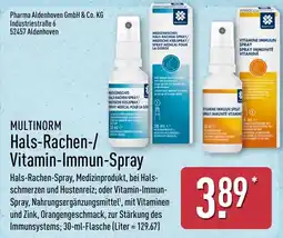 Aldi Nord MULTINORM Hals-Rachen-/Vitamin-Immun-Spray Angebot