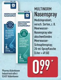 Aldi Nord MULTINORM Nasenspray Angebot