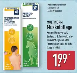 Aldi Nord MULTINORM Muskelpflege Angebot