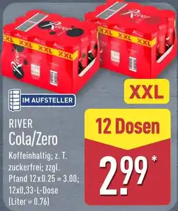 Aldi Nord RIVER Cola/Zero Angebot