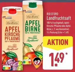 Aldi Nord rio d'oro Landfruchtsaft Angebot