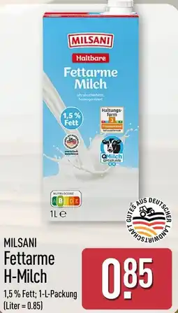 Aldi Nord MILSANI Fettarme H-Milch Angebot