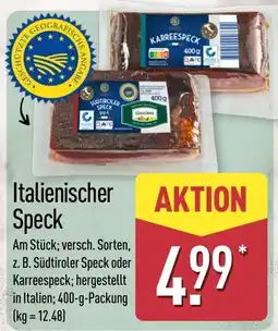 Aldi Nord Italienischer Speck Angebot