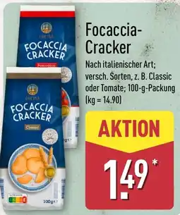 Aldi Nord CUCINA Focaccia Cracker Angebot