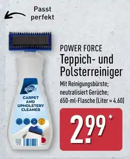 Aldi Nord POWER FORCE Teppich- und Polsterreiniger Angebot