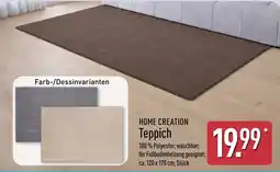Aldi Nord HOME CREATION Teppich Angebot