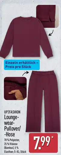 Aldi Nord UP2FASHION Lounge-wear-Pullover/-Hose Angebot