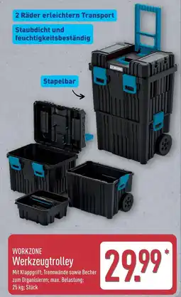 Aldi Nord WORKZONE Werkzeugtrolley Angebot