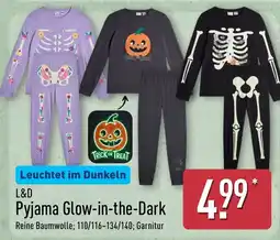 Aldi Nord L&D Pyjama Glow-in-the-Dark Angebot