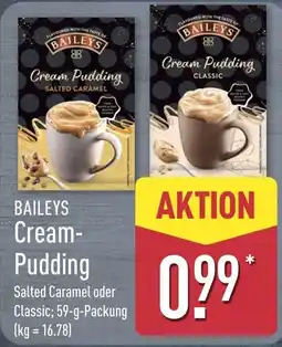 Aldi Nord BAILEYS Cream-Pudding Angebot