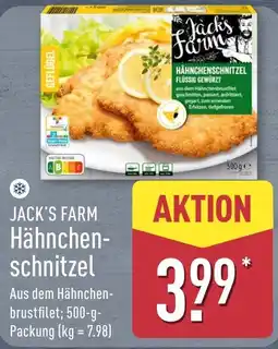 Aldi Nord Jack's Farm Hähnchenschnitzel Angebot