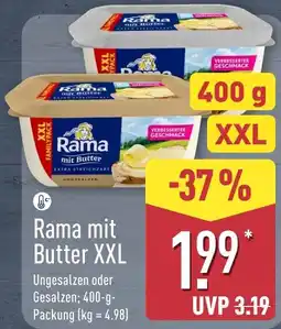 Aldi Nord Rama mit Butter XXL Angebot