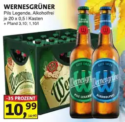Lösch Depot Wernesgrüner Pils Legende, Alkoholfrei Angebot