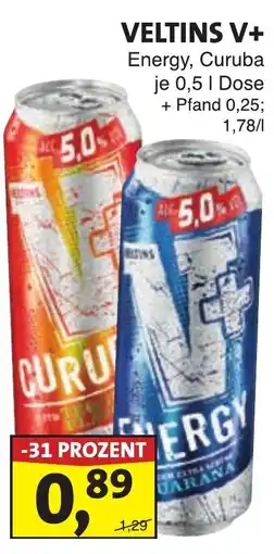Lösch Depot VELTINS V+ Energy, Curuba Angebot