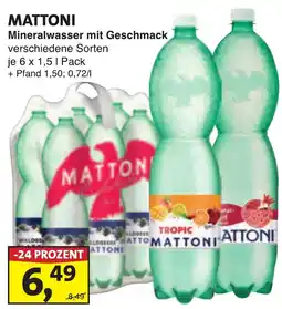Lösch Depot MATTONI Mineralwasser mit Geschmack Angebot