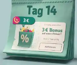 nahkauf 3€ Bonus Angebot
