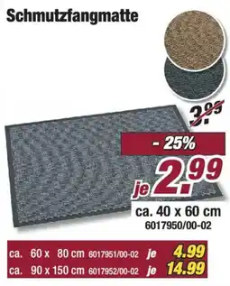 Poco Schmutzfangmatte Angebot