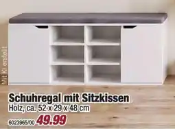 Poco Schuhregal mit Sitzkissen Angebot