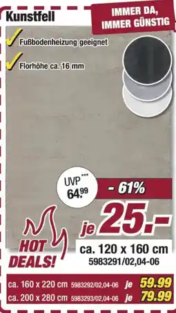 Poco Kunstfell Angebot
