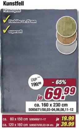 Poco Kunstfell Angebot