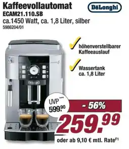 Poco Kaffeenvollautomat DeLonghi Angebot