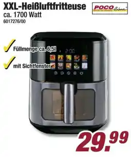 Poco POCO Line XXL-Heißluftfritteuse Angebot