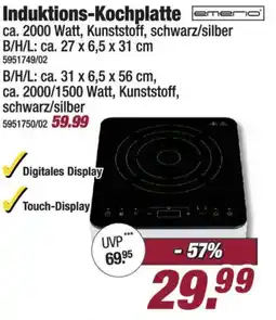 Poco Induktions-Kochplatte emerio Angebot
