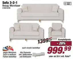 Poco Sofa 3-2-1 Angebot