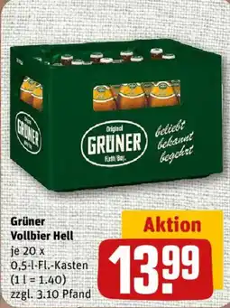 nahkauf Grüner Vollbier Hell Angebot