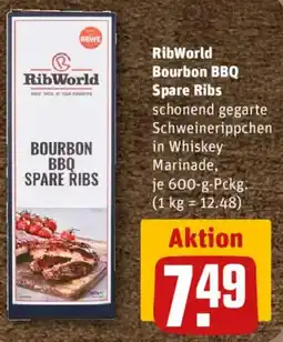 nahkauf RibWorld Bourbon BBQ Spare Ribs Angebot