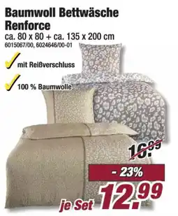 Poco Baumwoll Bettwäsche Renforce Angebot