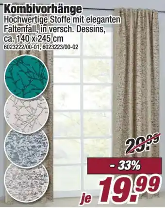 Poco Kombivorhänge Angebot