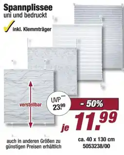 Poco Spannplissee uni und bedruckt Angebot