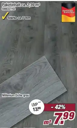 Poco Millenium Eiche grau Angebot