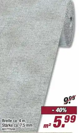 Poco Breite ca. 4 m, Stärke ca. 7,5 mm Angebot